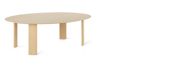 Wooden oval table for meeting rooms | Fuste Collection | Viccarbe